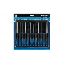 Blue Spot Tools Precision Screwdriver and Pick 12pc Set 07917 Bluespot