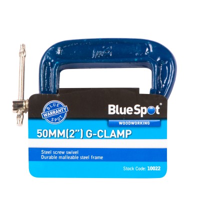 Blue Spot Tools Fine Thread G-Clamp 50mm 2 Inch 10022 Bluespot