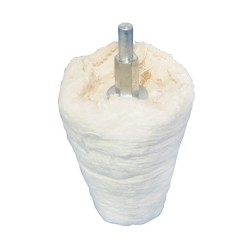 Silverline Tools Power Drill Goblet Cotton Polishing Mop 50mm 102529 