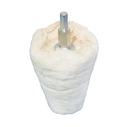 Silverline Tools Power Drill Goblet Cotton Polishing Mop 50mm 102529 