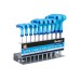 Blue Spot Tools T Handle Torx Key 10 Piece Set On Rack 12184 Bluespot