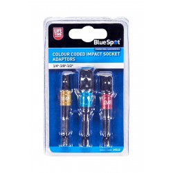 Blue Spot Tools Impact Hex to Socket Adaptor Set 14113 Bluespot