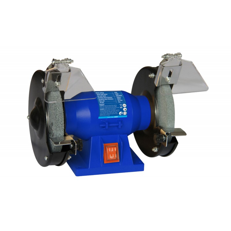 Blue Spot Tools 6 Inch 150 Watt Bench Grinder 18000 Bluespot Sealants and Tools Direct