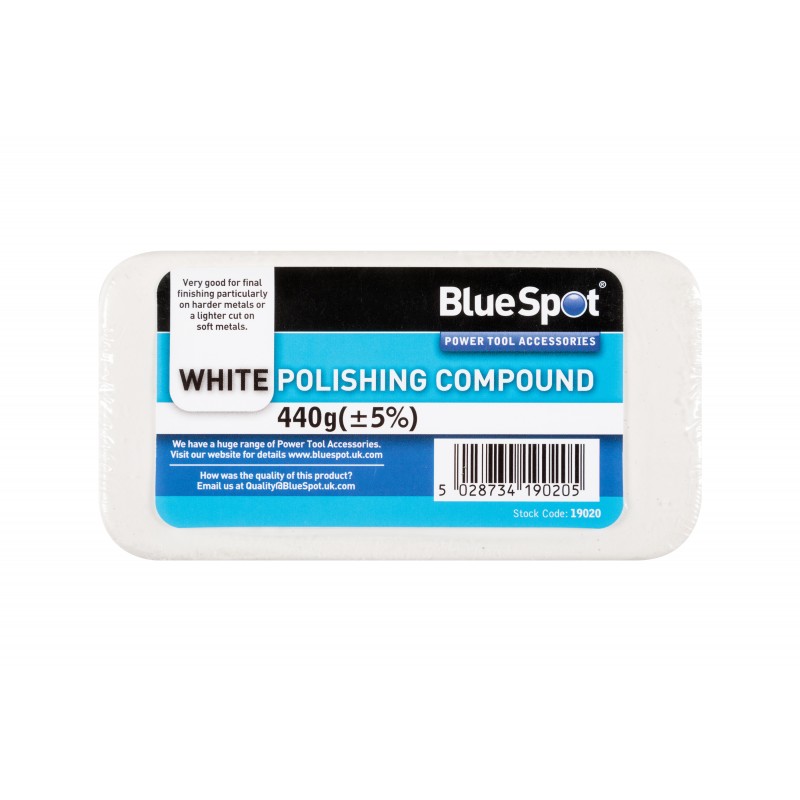 Blue Spot Tools White Polishing Compound Final Finish 19020 Bluespot Sealants and Tools Direct