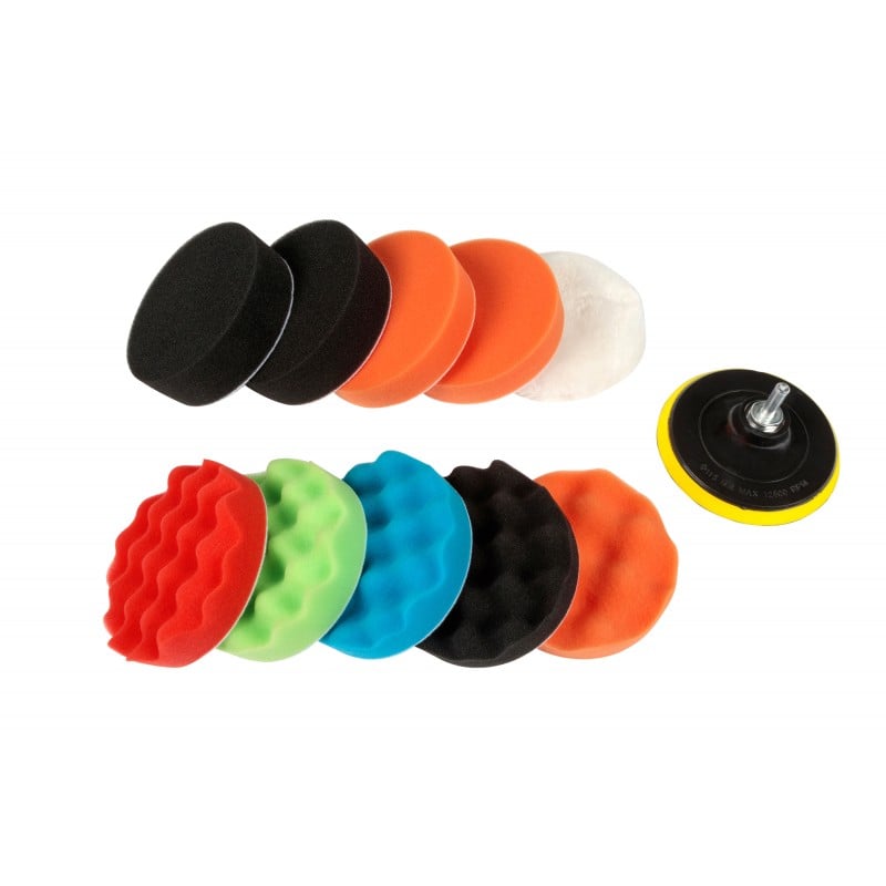 Blue Spot Tools M14 Arbor Buffing Polishing Drill Kit 19035 Bluespot