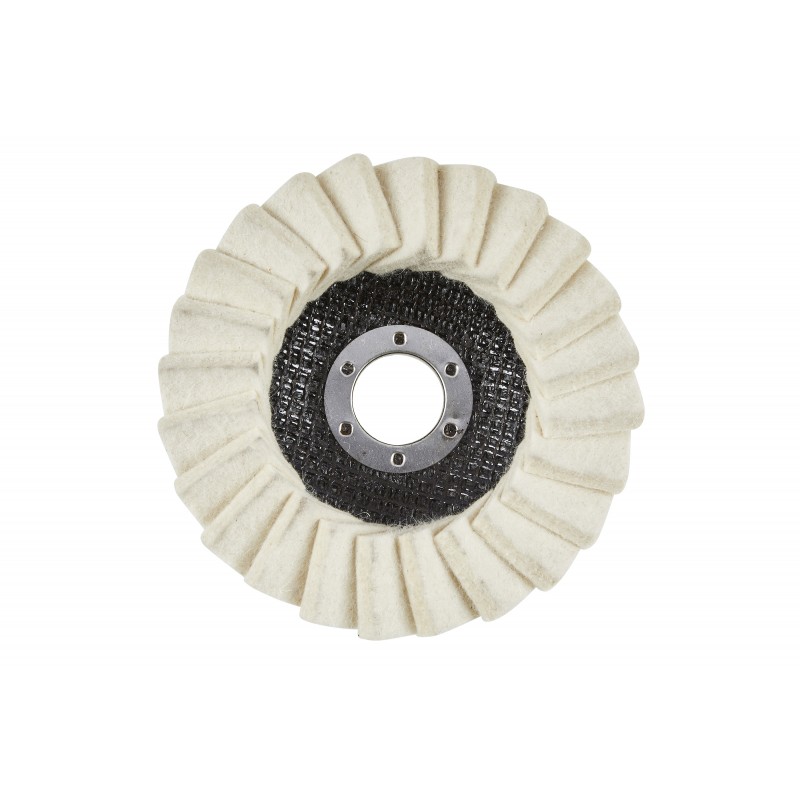 Blue Spot Tools 115mm Felt Polishing Buffing Flap Wheel 19044 Bluespot