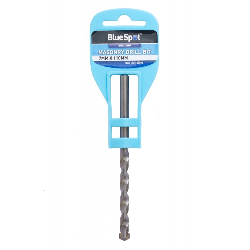 Blue Spot Tools Masonry Drill Bit 7mm x 110mm 20248 Bluespot Sealants and Tools Direct