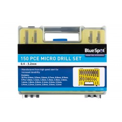 Blue Spot Tools HSS Micro Small Drill Bit 150pc Set 20336 Bluespot