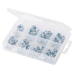 Fixman Hex Flange Nut Set 78 Piece Mixed Pack 205828