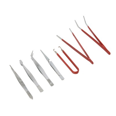 Silverline Tools 7 Piece Tweezer Mixed Set 209144