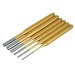 Blue Spot Tools Gold Pin Parallel Punch 6pc Set 22449 Bluespot