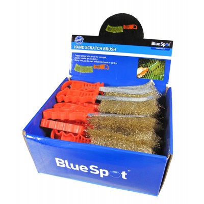 Blue Spot Tools Hand Crimped Brassed Wire Brush 22521 Bluespot