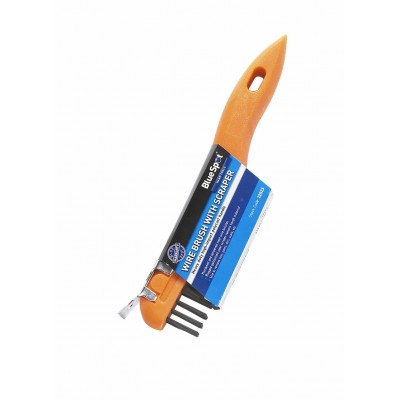 Blue Spot Tools Wire Brush With Polycast Handle 22523 Bluespot