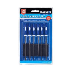 Blue Spot Tools 150mm Mini File 6 Piece Set 22652 Bluespot