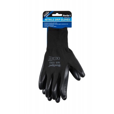 Blue Spot Tools Nitrile Grip Medium Work Gloves 23008 Bluespot 