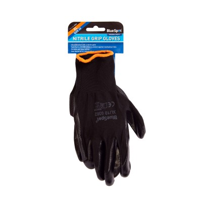 Blue Spot Tools Nitrile Grip X Large Work Gloves 23012 Bluespot