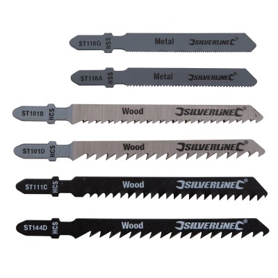 Silverline Tools Jigsaw Blade Mixed Metal Wood 30pc Set Bayonet 234184