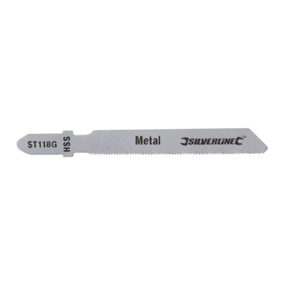 Silverline Tools Jigsaw Blades for Metal 5pk ST118G Bayonet 234320