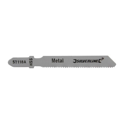 Silverline Tools Jigsaw Blades for Metal 5pk ST118A Bayonet 234444