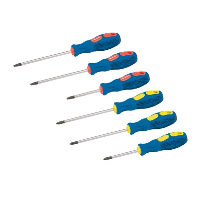 Silverline General Purpose Slotted and Phillips Screwdriver Set 244137