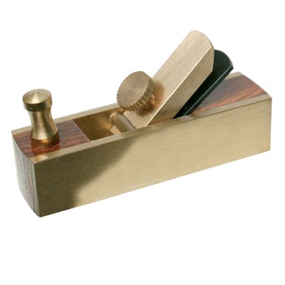 Silverline Mini Block Plane Rosewood and Brass 72mm 244990