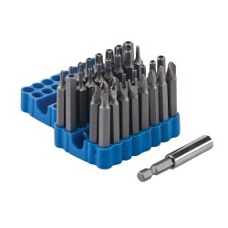 Silverline Security Screwdriver Bit Set and Holder 245016