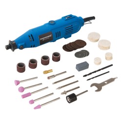 Silverline Multi Function DIY Craft Rotary Tool 135 Watt 249765