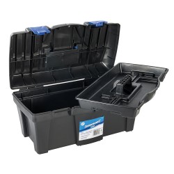 Silverline Tools Impact Resistant Removable Tray Toolbox 250294