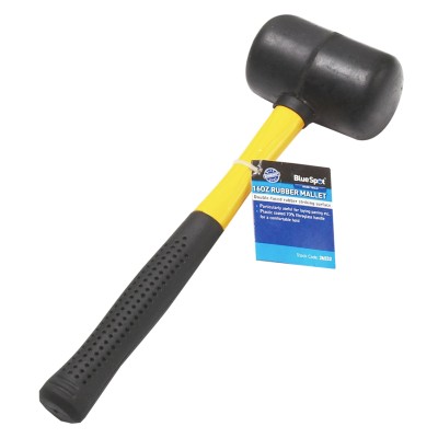 Blue Spot Tools Rubber Mallet 16oz Fibreglass 26532 Bluespot