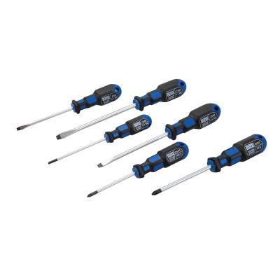 King Dick Slotted Pozi Mixed Screwdriver 6 Piece Set 26602