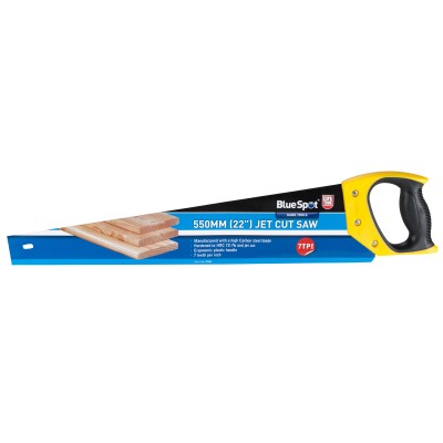 Blue Spot Tools Jet Cut Hand Saw 22 Inch 7TPI 27163 Bluespot