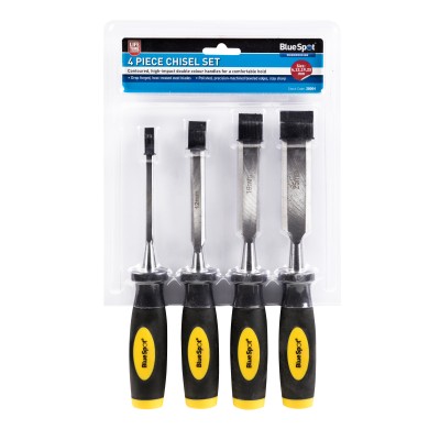 Blue Spot Tools Wood Chisel 4 Piece Set 28004 Bluespot