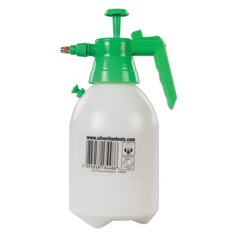 Silverline Tools Garden Pump Pressure Sprayer 2 Litre 282441 Sealants and Tools Direct