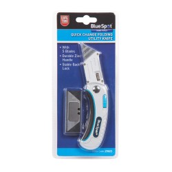 Blue Spot Tools Quick Change Folding Utility Knife 29023 Bluespot