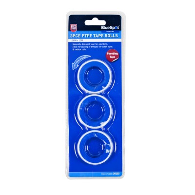 Blue Spot Tools PTFE Plumbing Tape 3pk 30133 Bluespot