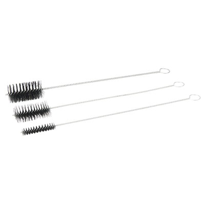 Silverline Boiler Flue Non Scratch Brush 3pc Cleaning Set 480mm 322211