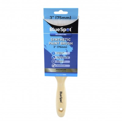 Blue Spot Tools Synthetic Paint Brush 75mm 3 inch 36006 Bluespot