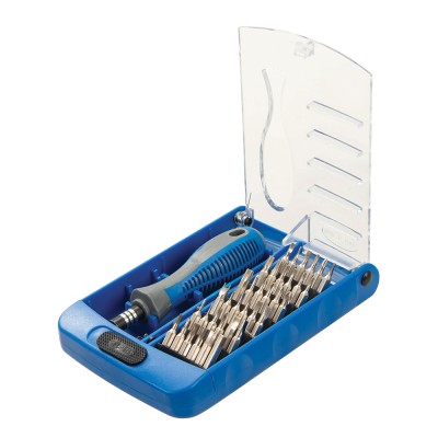 Silverline Tools Precision Soft Grip Screwdriver and Bit Set 369294