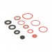 Fixman Red Fibre and Black Rubber Washers Mixed set 386124