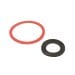 Fixman Red Fibre and Black Rubber Washers Mixed set 386124