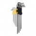Silverline Tools Torx Metric Key Expert T10 to T50 9pc Set 394985