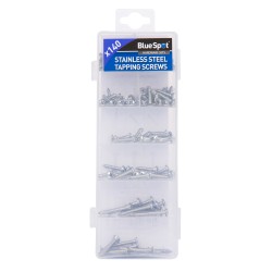 Blue Spot Tools Stainless Steel Self Tapping Screw Mixed Set 40544 Bluespot