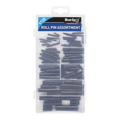 Blue Spot Tools Roll Pin 120pc Mixed Size Set 40626 Bluespot 