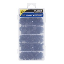 Blue Spot Tools Push Pin Clips Assorted 72pc Mixed Set 40648 Bluespot 