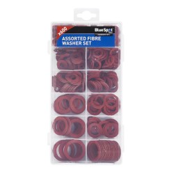 Blue Spot Tools Fibre Washer Assorted 600pc Mixed Set 40650 Bluespot 