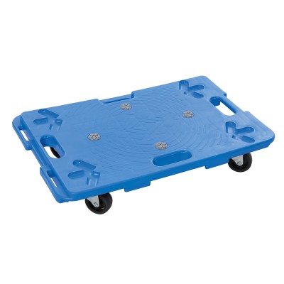 Silverline Tools Interlocking Plastic Dolly Platform 100kg Truck 407053