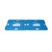 Silverline Tools Interlocking Plastic Dolly Platform 100kg Truck 407053