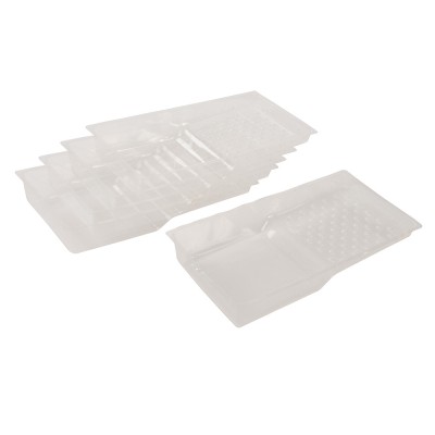 Silverline Disposable Roller Tray Liner 100mm 4 inch 5 Pack 450193