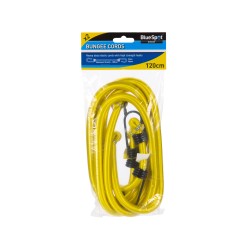 Blue Spot Tools Bungee Cord Heavy Duty 120cm Yellow 45447 Bluespot 2pk