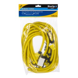 Blue Spot Tools Bungee Cord 6 Pack 120cm Yellow Strap 45455 bluespot